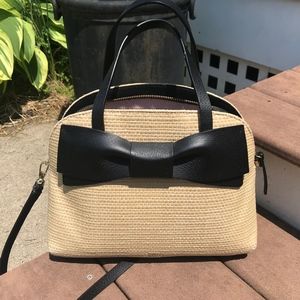 Kate Spade Straw Lottie Satchel